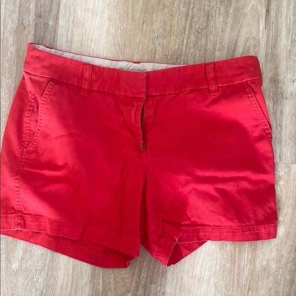 J. Crew red shorts - Picture 1 of 4